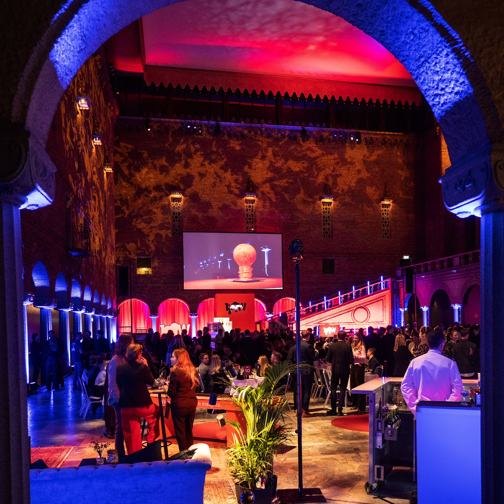 Prisutdelning och event för awards och tävlingar